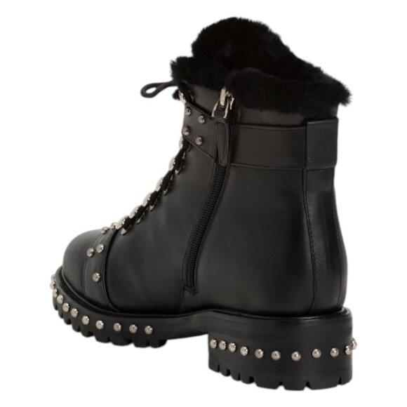 LOLA CRUZ Leather Studded Booties - Picture 2 of 3